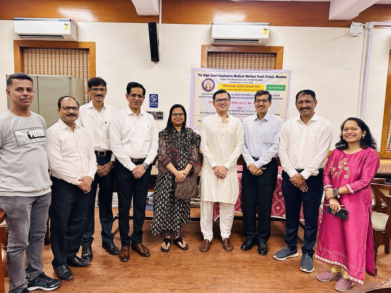 HC Employees Medical Welfare Fund — Trustees at Preventive Health Camp